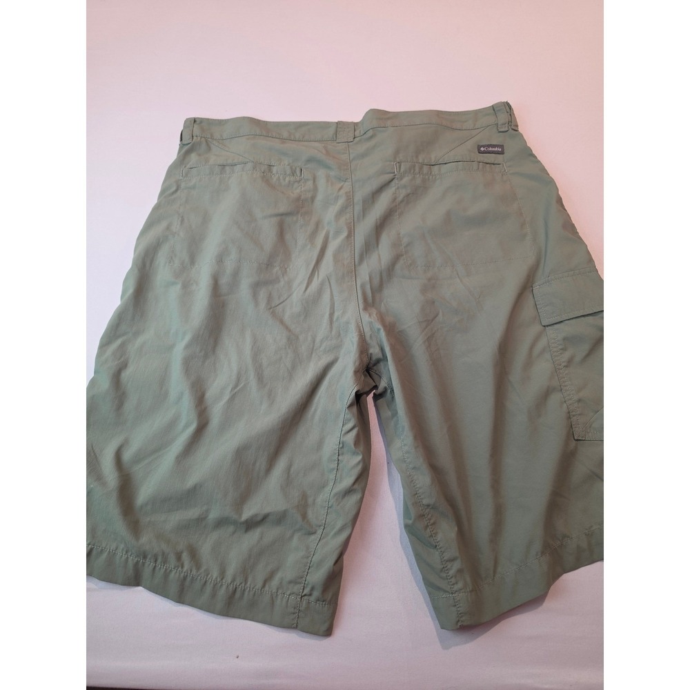 Columbia Mens Omni-Shade Cargo Hiking Shorts Green Size 36 AM4715 Sun Protection - Picture 6 of 8